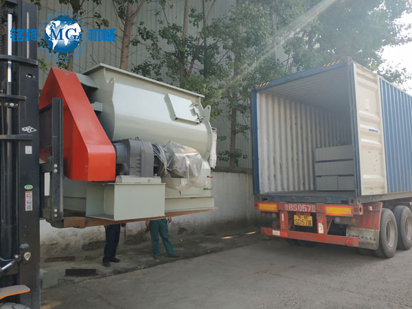 沙特半自動干粉砂漿生產線已經發貨 沙特半自動干粉砂漿生產線已經發貨