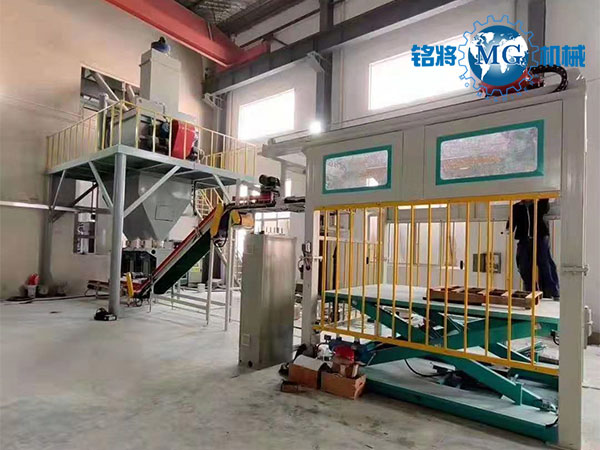 江蘇張家港輕質石膏砂漿自動化生產(chǎn)線安裝收尾！馬上準備試機啦！