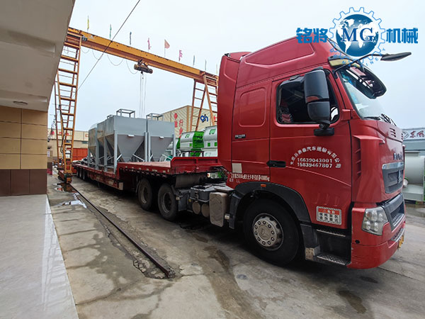 江西鷹潭干粉砂漿設備發貨！