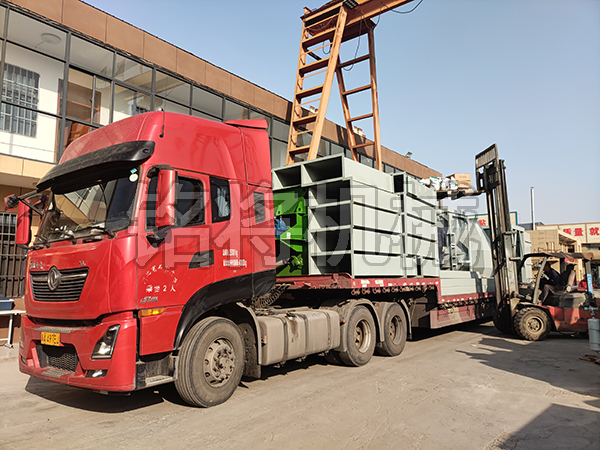 四立方主機，時產15噸生產線，發(fā)往江蘇連云港