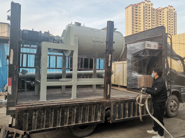 簡(jiǎn)易干粉砂漿生產(chǎn)線交付物流! 簡(jiǎn)易干粉砂漿生產(chǎn)線交付物流!